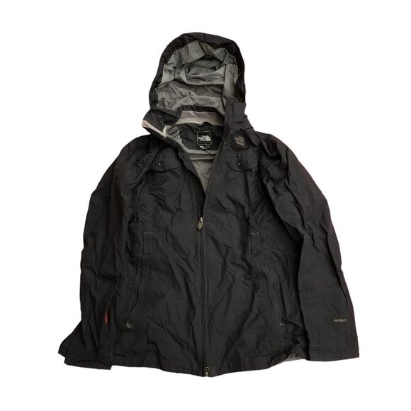 VINTAGE The North Face Hyvent Jacket Black XL - Picture 4 of 11